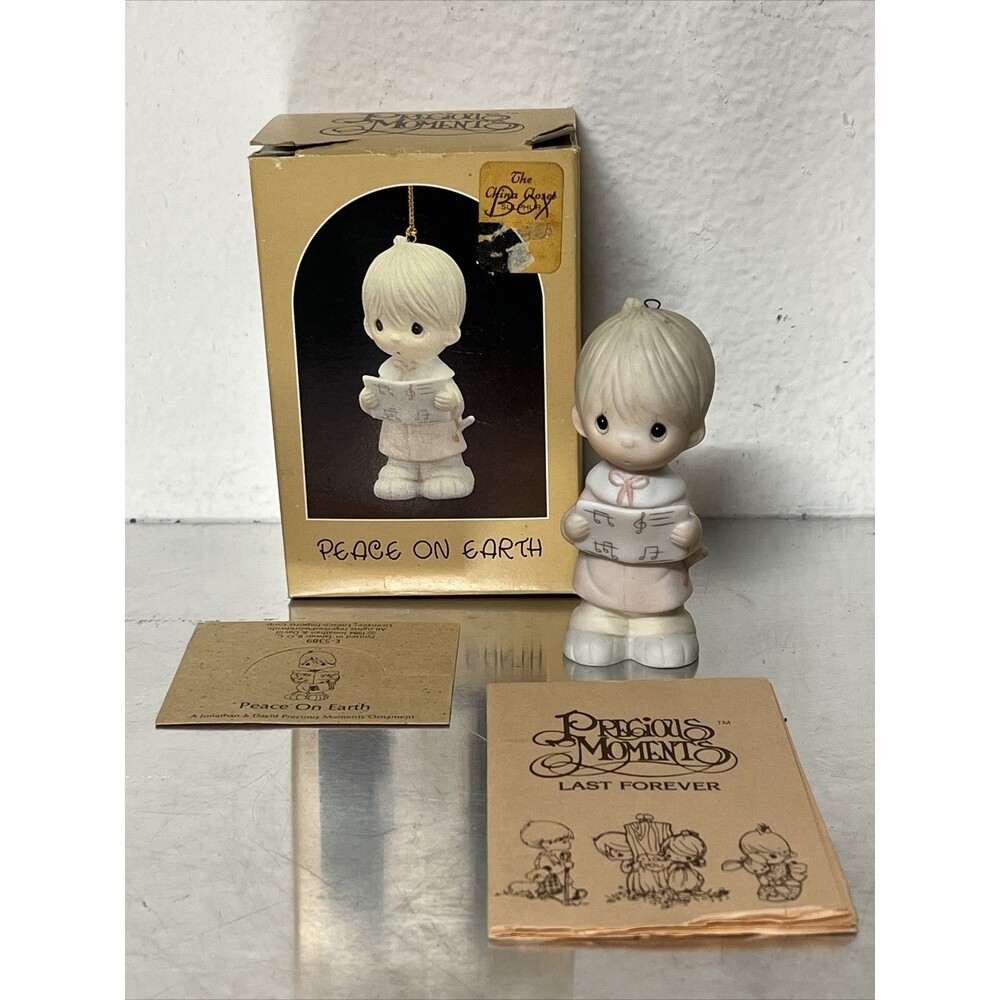 Precious Moments Peace on Earth Miniature Christmas Ornament E-5389